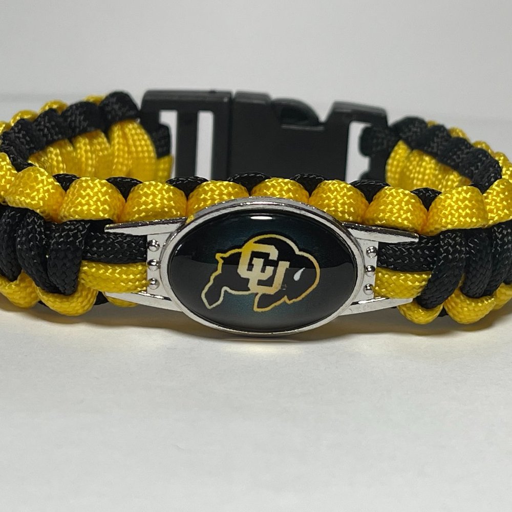 Colorado Buffaloes NCAA Braided Paracord NEW!!